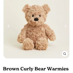 Brown Curly Bear Warmies